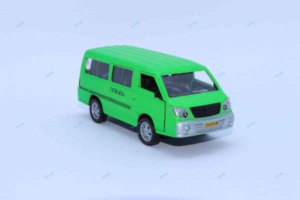 ماشین فلزی ون تاکسی سبز فسفری